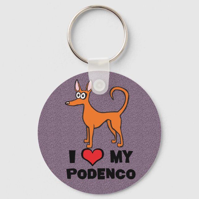 Podendo cartoon key ring (Front)