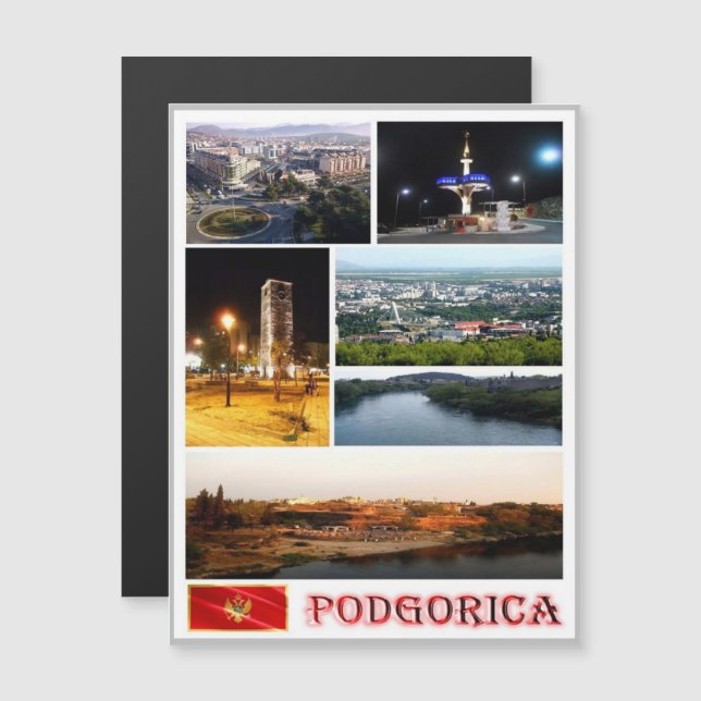 Podgorica - Montenegro - Mosaic - (Front/Back)