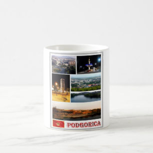 Podgorica - Montenegro - Mosaic - Coffee Mug
