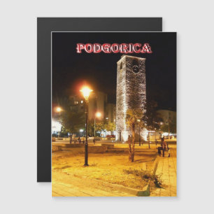 Podgorica - Montenegro - The Clock Tower at Night