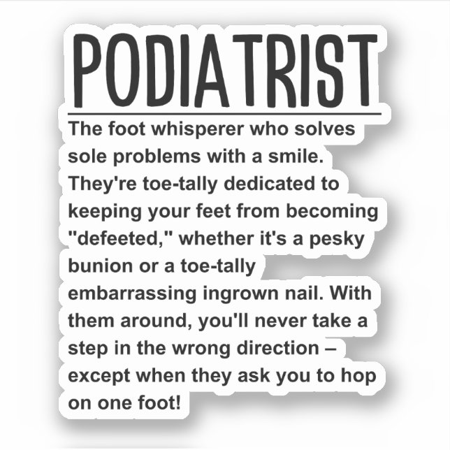 Podiatrist (Front)
