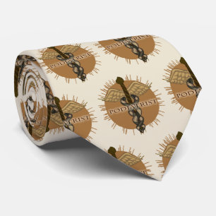 Podiatrist Caduceus Tie