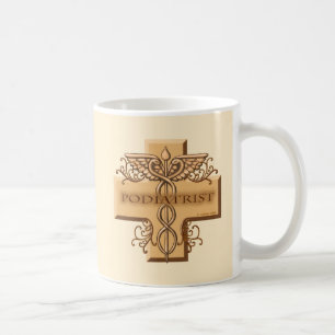 Podiatrist Cross Caduceus Coffee Mug