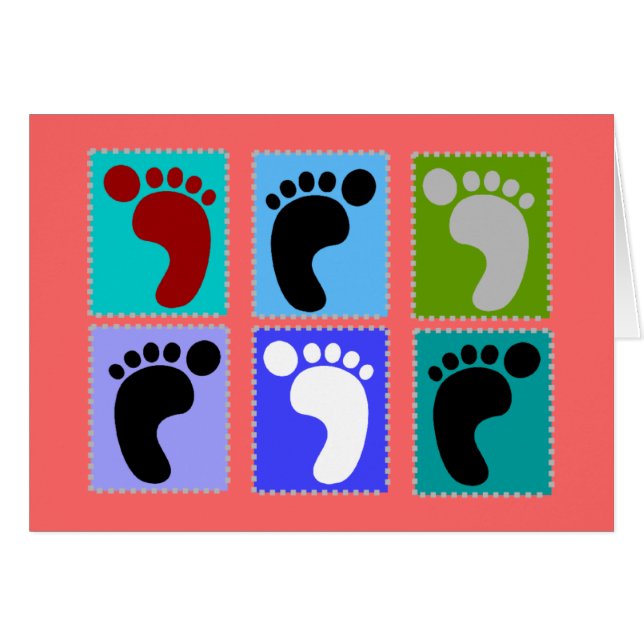 Podiatrist Gifts Popart Design of Feet (Front Horizontal)