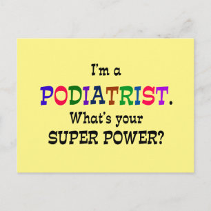 Podiatrist humour postcard