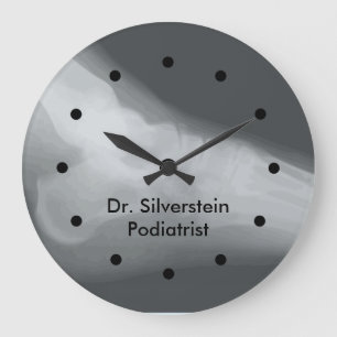 Podiatrist Office Foot X Ray Themed Clocks