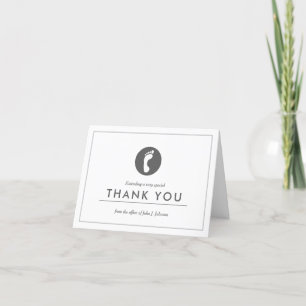 Podiatrist Themed   Minimalist Thank You