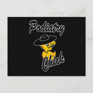 Podiatry Chick #4 Postcard