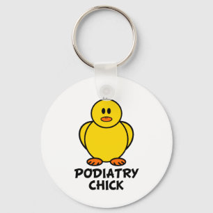 Podiatry Chick Key Ring