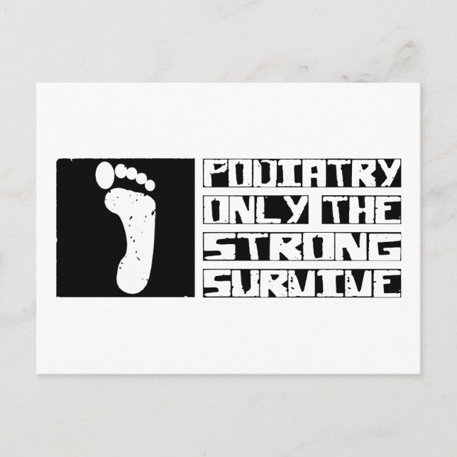 Podiatry Survive Postcard (Front)