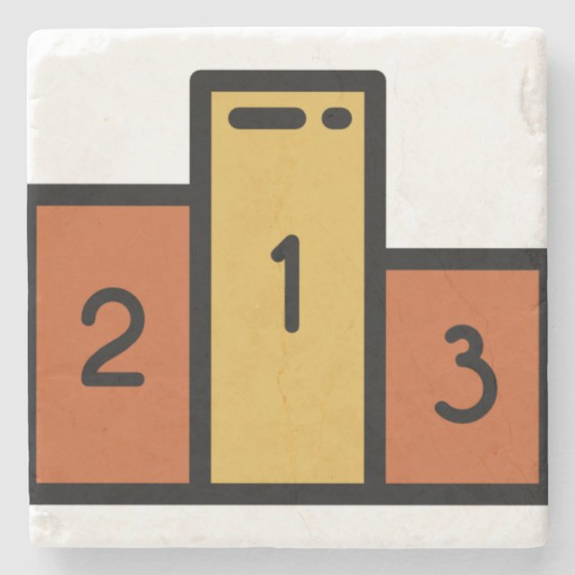 podium stone coaster (Front)