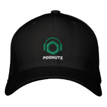 Podnutz Embroidered Hat Big Logo (White Letters)