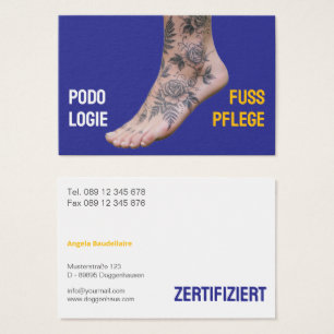 Podology Photo QR Code Foot Care Tattoo art