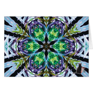 Pods Kaleidoscope Greeting Card