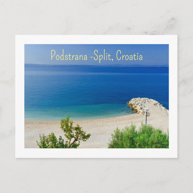 Podstrana --Split, Croatia, beach Postcard (Front)
