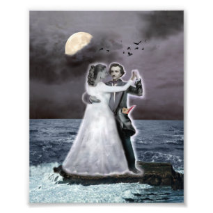 Poe and Annabel Lee Beyond the Sea Photo Print