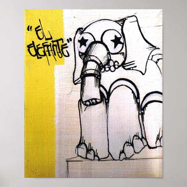 Poe Dis Elephant Poster (Front)