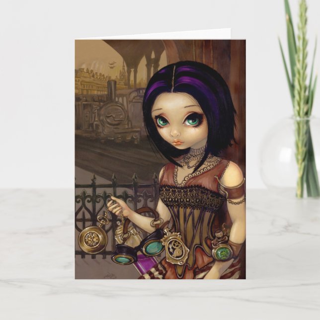 "Poe" Greeting Card (Front)