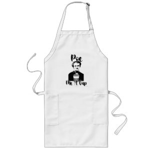 Poe Me A Cup Funny Classic Design Long Apron