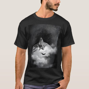 Poe Raven Illustration by Gustave Dore T-Shirt