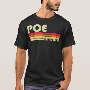 POE Surname Funny Retro Vintage 80s 90s Birthday R T-Shirt