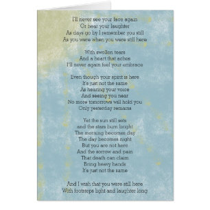 Poem about Loss and Grieving