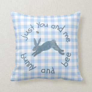 Poem Bunny Bee Bunnies Bees Baby  Cushion
