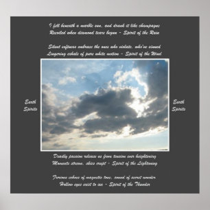 Poem *Earth Spirits* Poster