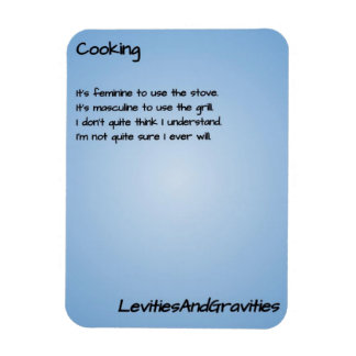 Poem Kitchen Magnet - Cooking