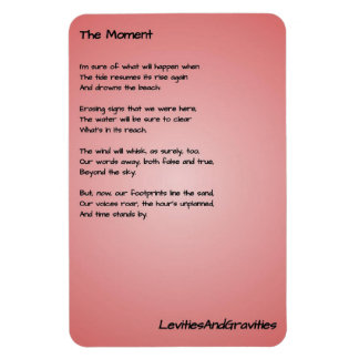 Poem Kitchen Magnet - The Moment