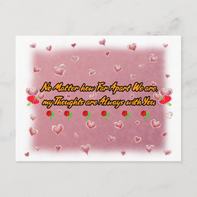 Poem on a  postcard (Front)