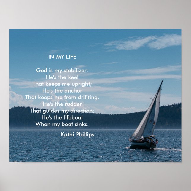 Poem Poster: "In My Life" Poster (Front)
