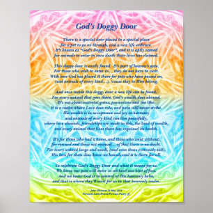 Poem: Special Memories Of A Pet, Poster (Matte)
