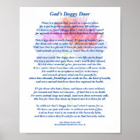 Poem: Special Memories of Pets, FL Poster (Matte)