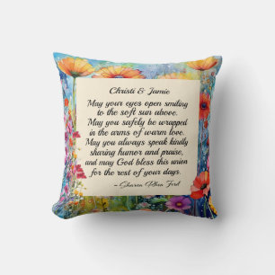 Poem Wedding Blessing Cushion