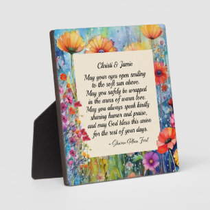 Poem Wedding / Engagement Plaque