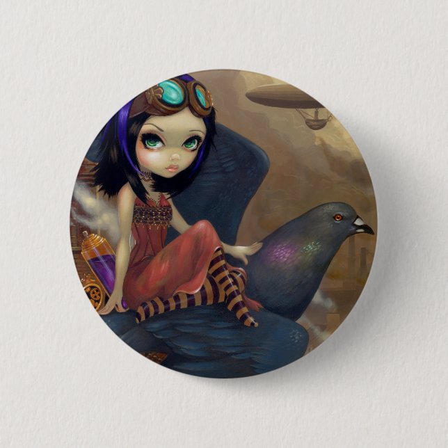 "Poe's Flight" Button (Front)