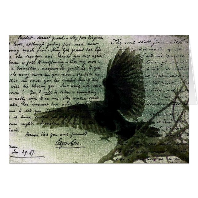 Poe's Writing and Raven (Front Horizontal)