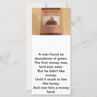 Poet Caldwell Lee Limerick Card