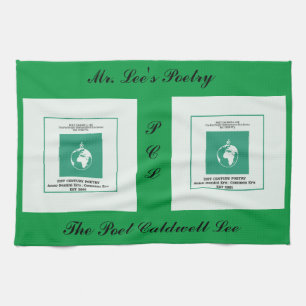 Poet Caldwell Lee Products Tea Towel