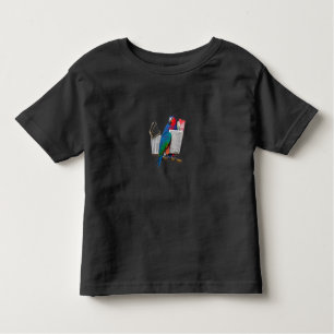 Poet parrot toddler T-Shirt