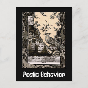 Poetic Behaviour Postcard
