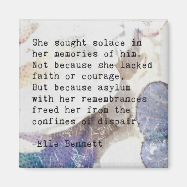 Poetic Expressions:Solace Magnet (Front)