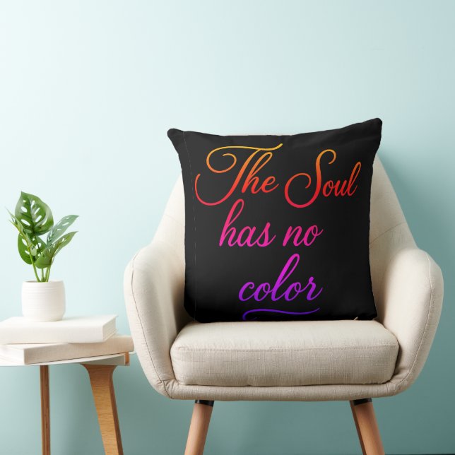 'Poetic Quotes Colelction' Throw Pillow (Chair)