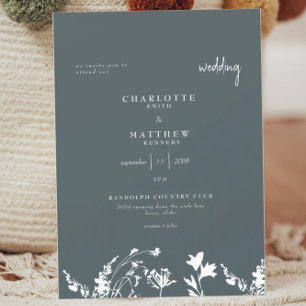 Poetic Spring Wedding  Invitation
