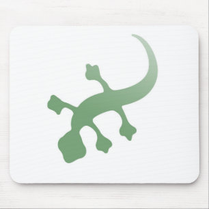 Poetica Gecko in Green Mouse Pad