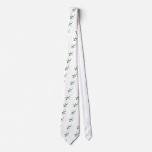 Poetica Gecko in Green Tie