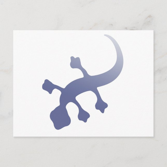 Poetica Gecko Postcard (Front)