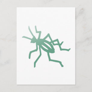 Poetica Green Cricket Postcard