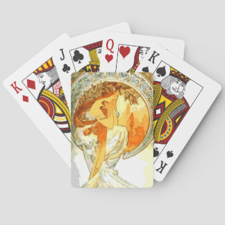 Poetry by Alphonse Mucha Playing Cards